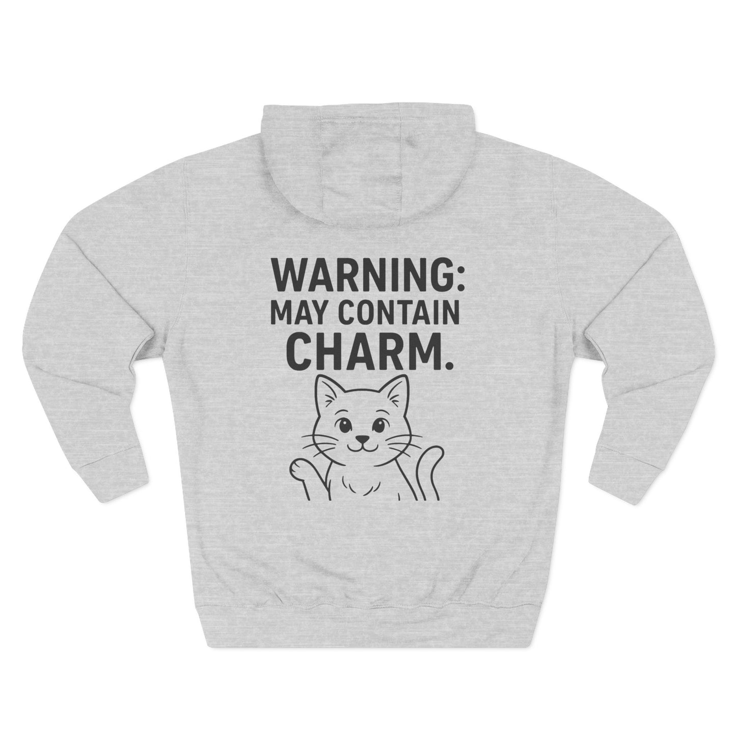Petty-Witty Fleece Hoodie for Animal Lovers