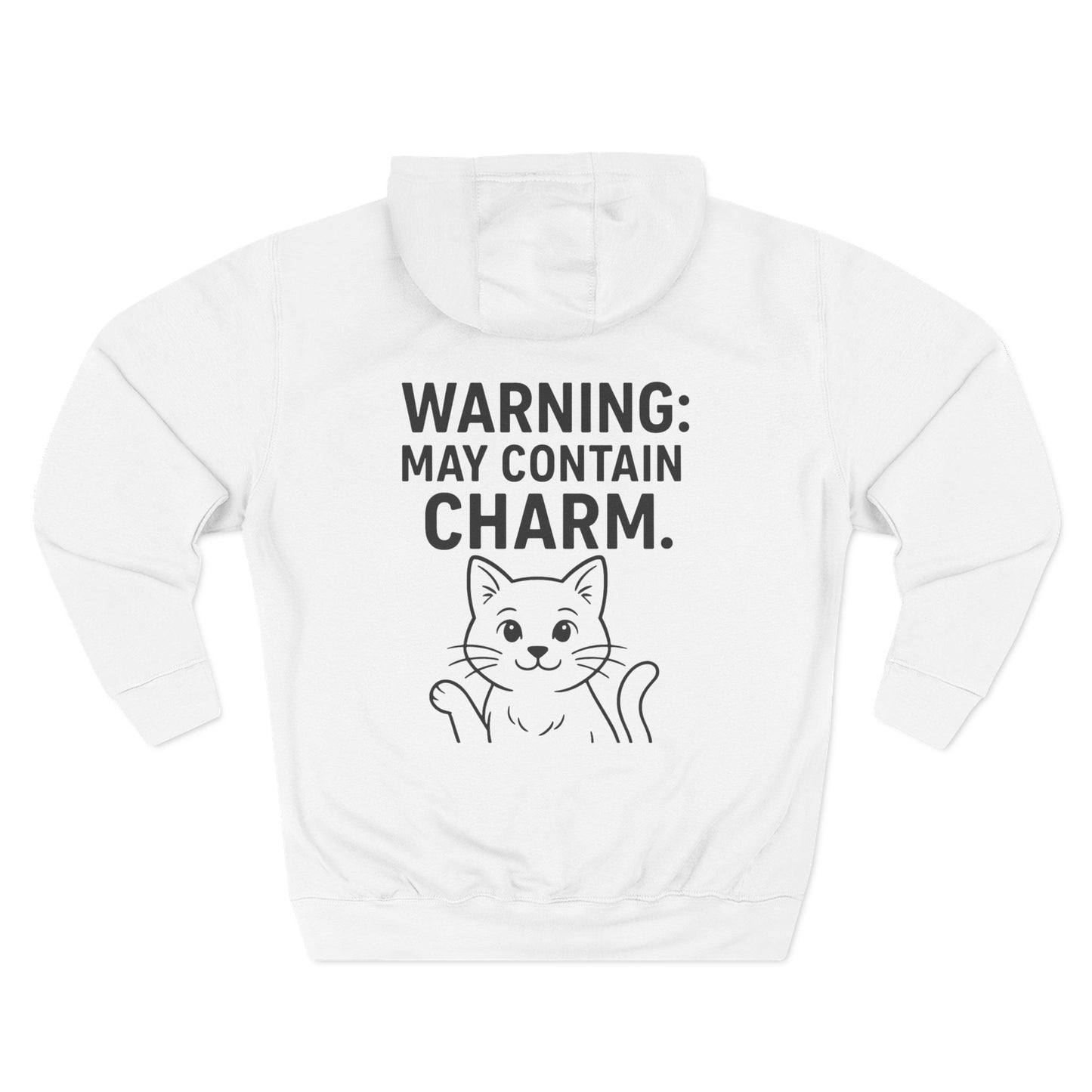 Petty-Witty Fleece Hoodie for Animal Lovers