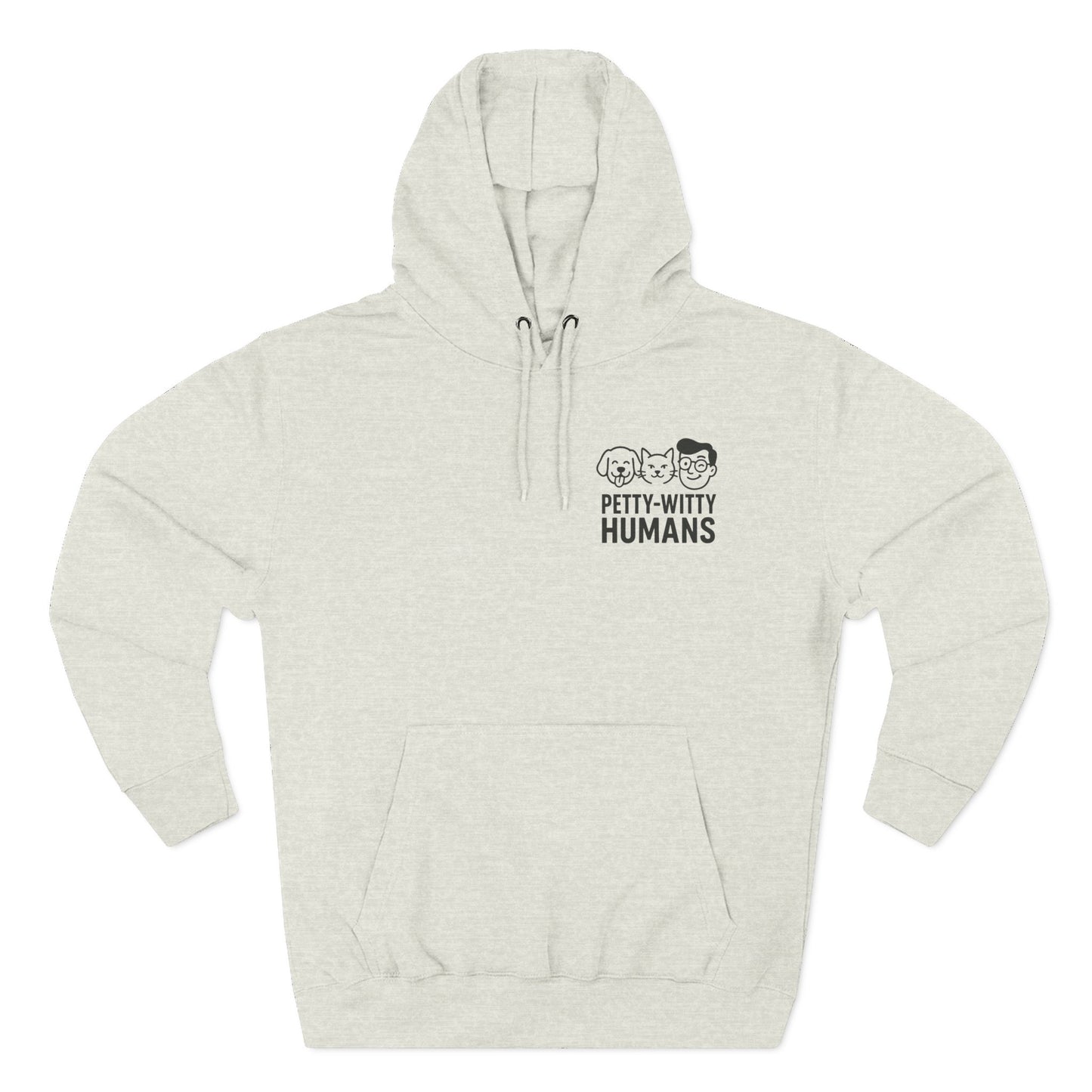 Humorous Cat Fleece Hoodie - 'I Have Summoned the Stink Demon'
