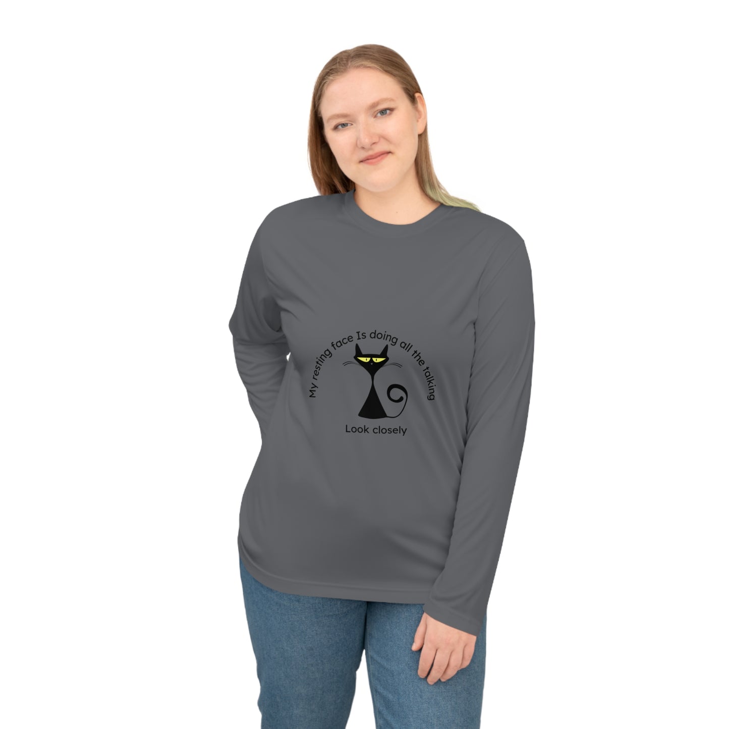 Long Sleeve Shirt - Petty=Witty=Humans Funny and Witty Design