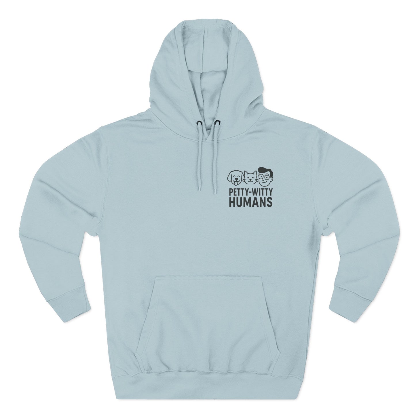 Humorous Cat Fleece Hoodie - 'I Have Summoned the Stink Demon'