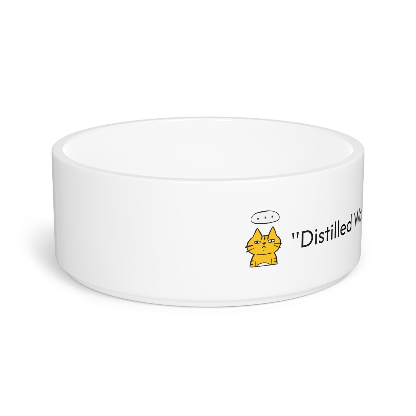 Pet Bowl for Cat Owners - 'Does Your Cat Treat You Like a Peasant' Design