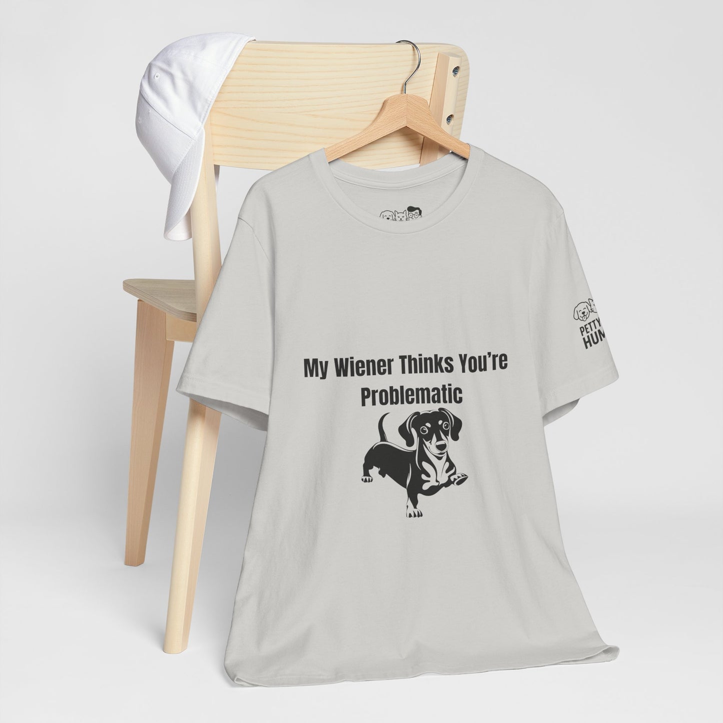 Funny Unisex Tee: Petty-Witty-Humans Design