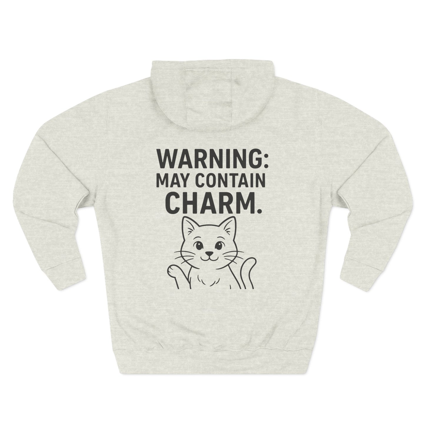 Petty-Witty Fleece Hoodie for Animal Lovers