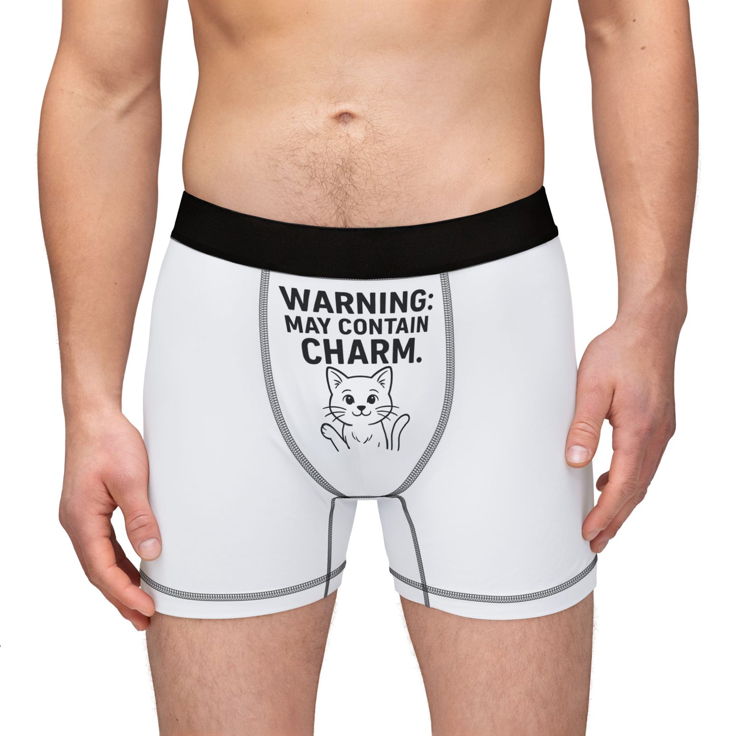 Funny Men's Boxer Briefs - Petty-Witty Humans Design
