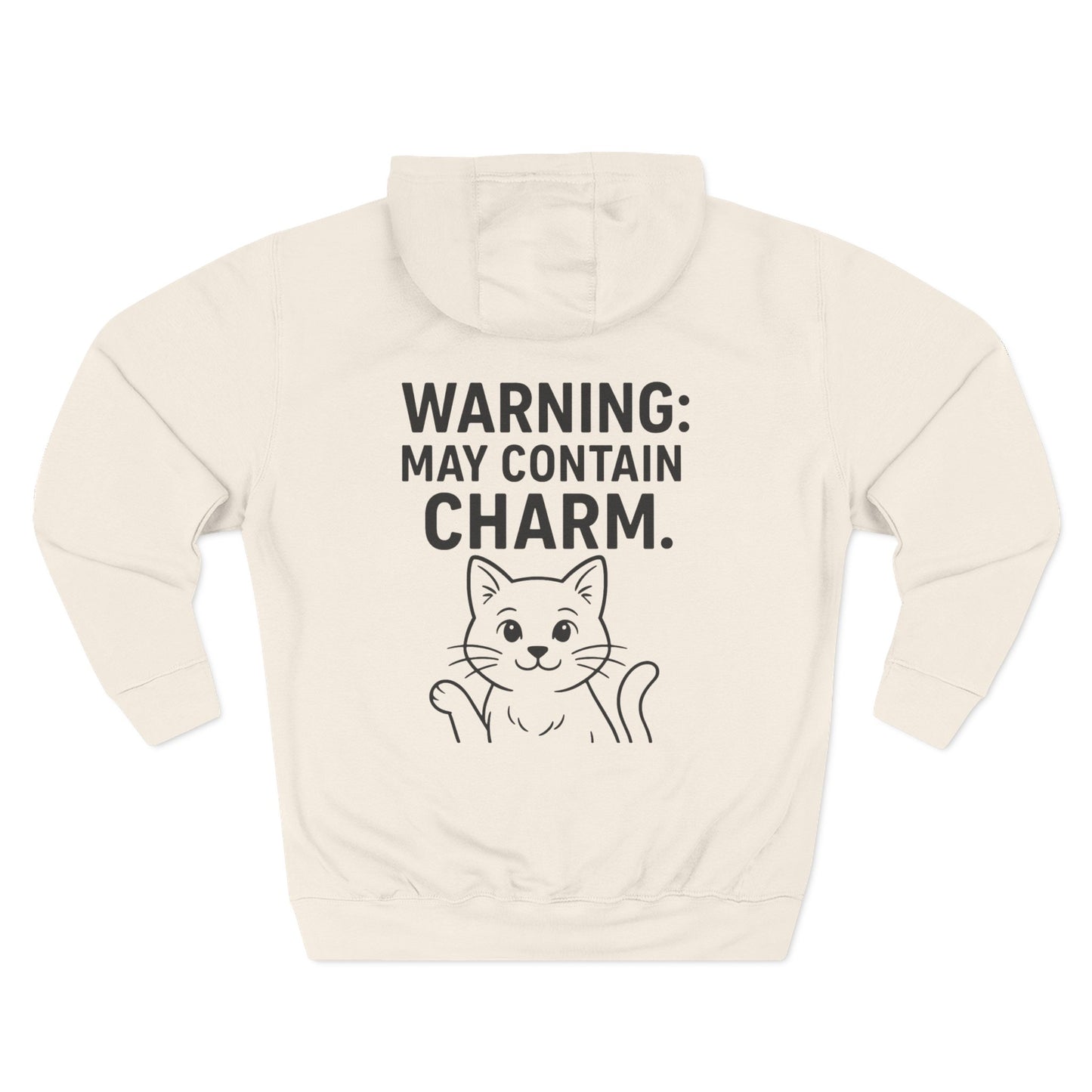 Petty-Witty Fleece Hoodie for Animal Lovers
