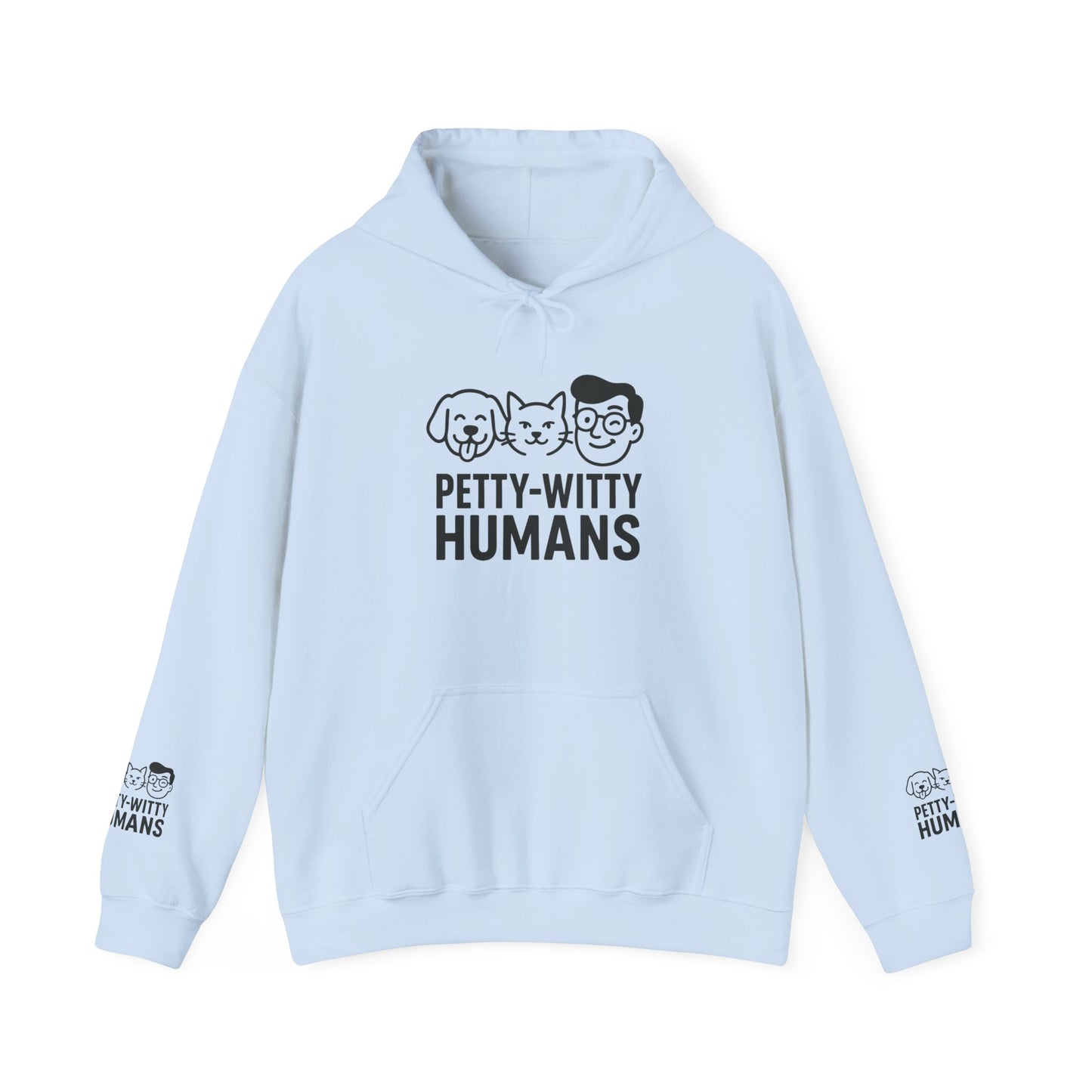 Petty-Witty Humans Hoodie - Unisex Heavy Blend Sweatshirt