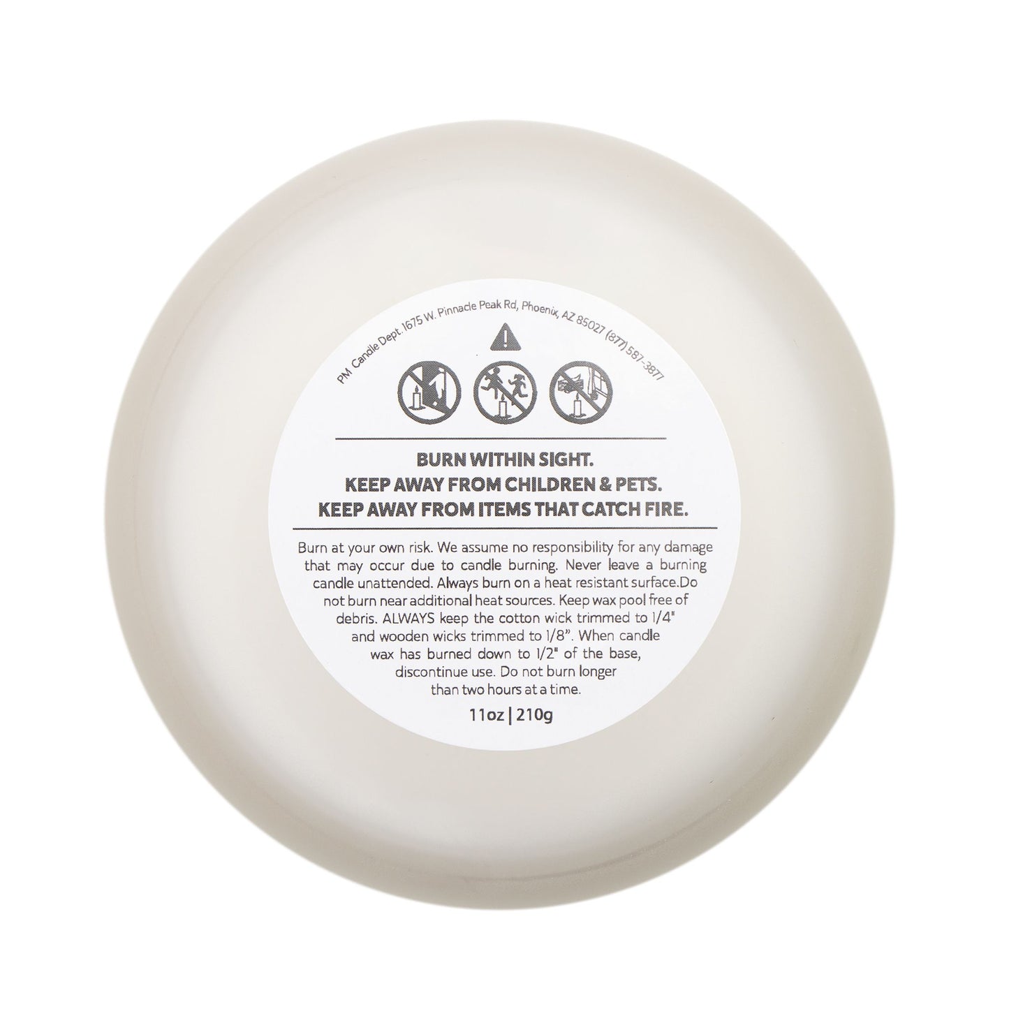 Scented Candle — "Sitting With Your Cat Surrounded By All The Delicious Smells" (11 oz Frosted Glass)