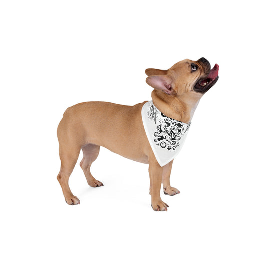 Crazy Dog Bandana - Fun Pet Accessory for Playful Pups