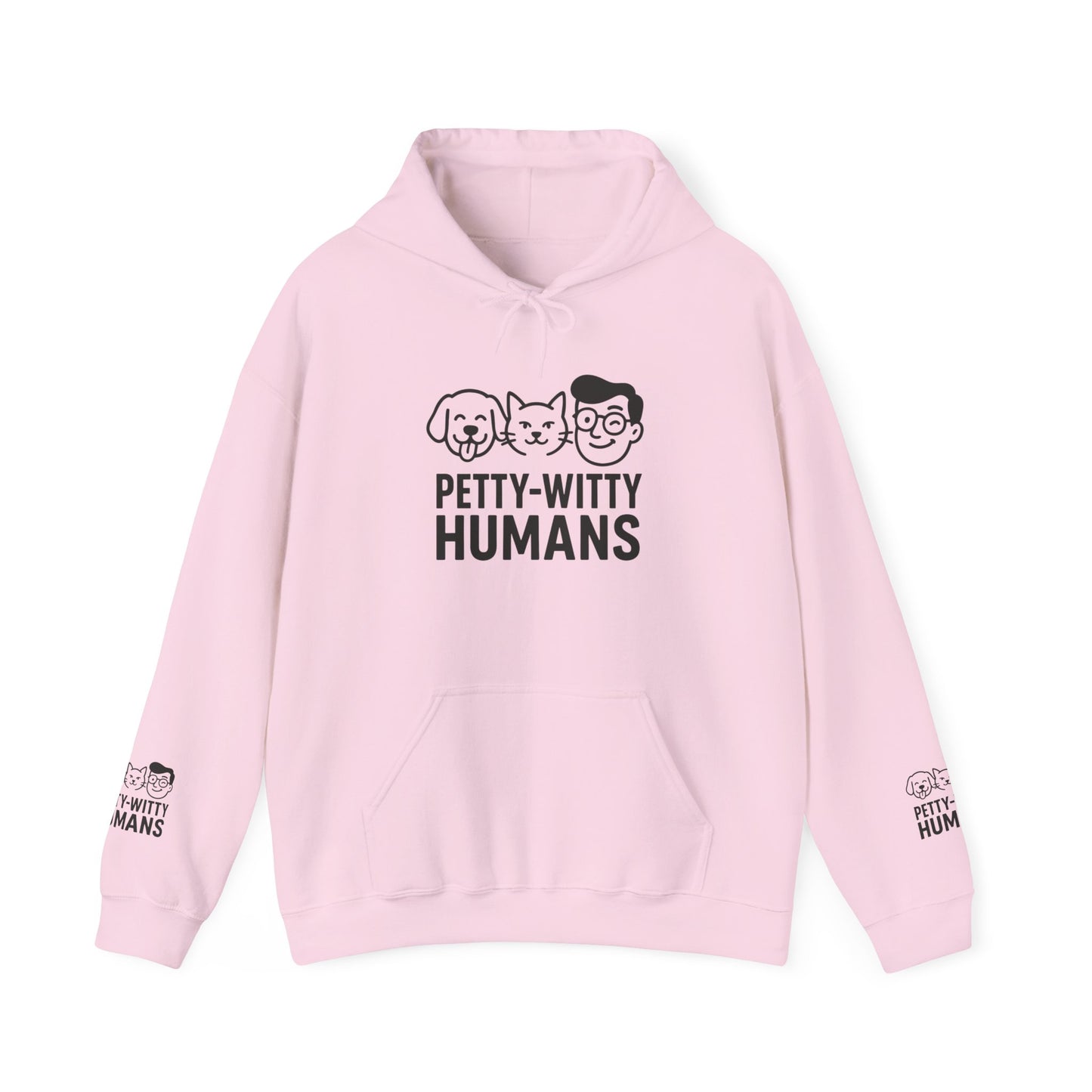 Petty-Witty Humans Hoodie - Unisex Heavy Blend Sweatshirt